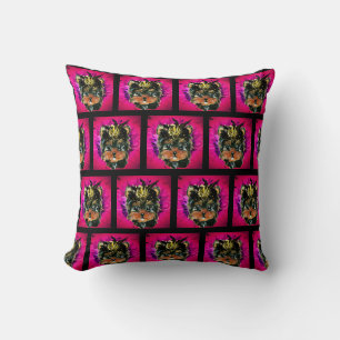 YORKIE POO THROW PILLOW