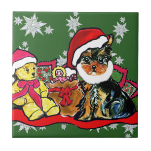 YORKIE POO TILE