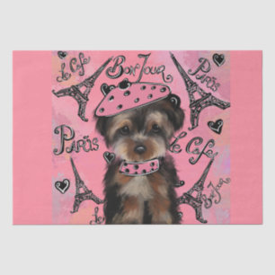 YORKIE POO TISSUE PAPER
