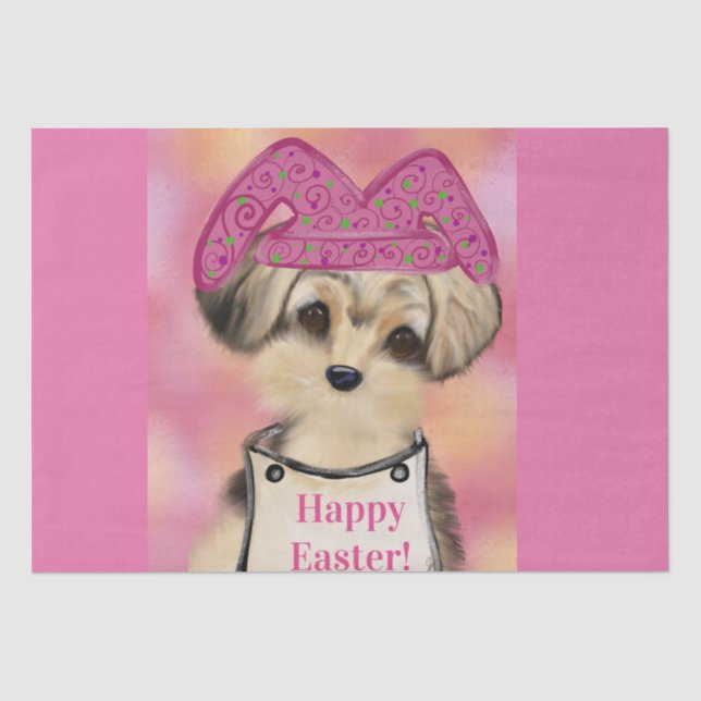Yorkie Poo     Tissue Paper (Front)