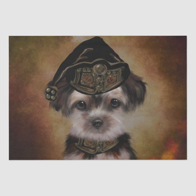 Yorkie Poo Tissue Paper (Front)