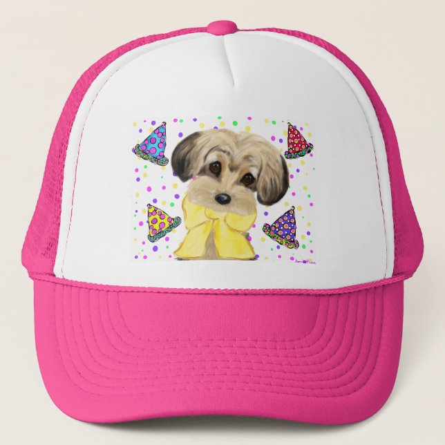 Yorkie Poo Trucker Hat (Front)