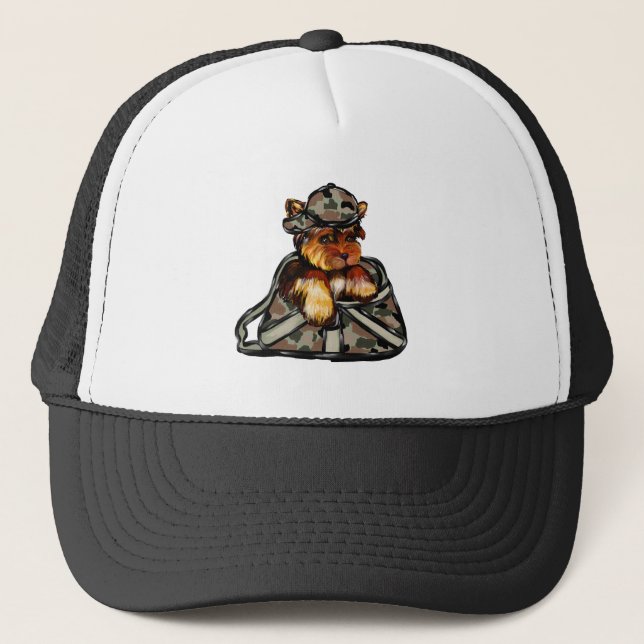 YORKIE POO TRUCKER HAT (Front)