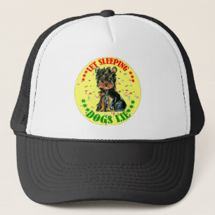 YORKIE POO TRUCKER HAT