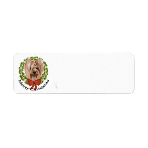 Yorkie Return Address Label