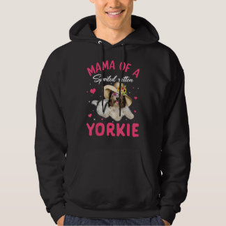 Yorkie Terrier Cute Mom Of A Yorkie 1 Hoodie