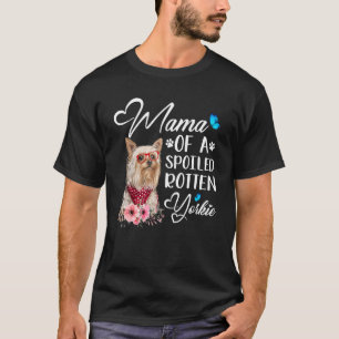 Yorkie Terrier Cute Mom Of A Yorkie T-Shirt