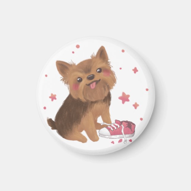 Yorkie the Cutest Trouble Maker Magnet (Front)