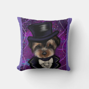 YORKIE THROW PILLOW