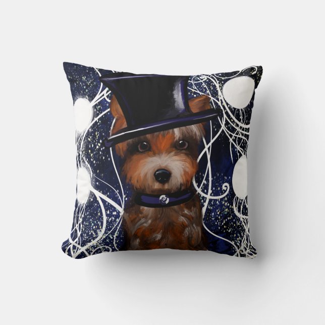 YORKIE          THROW PILLOW (Front)