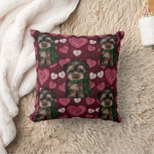 YORKIE THROW PILLOW