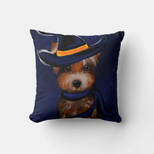 YORKIE THROW PILLOW