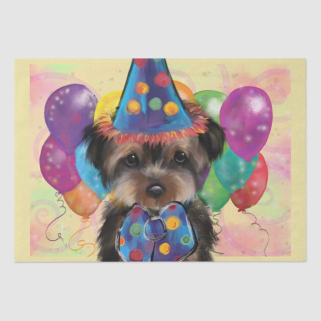 YORKIE              TISSUE PAPER (Front)