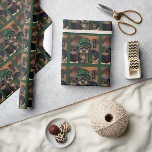 Yorkie wrapping paper