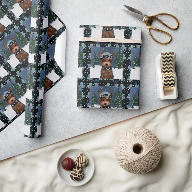 Yorkie         wrapping paper (Crafts)