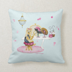 Yorkie Yorkshire Boudoir Coussin