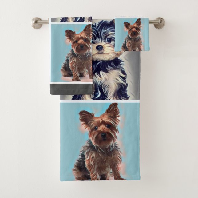 Yorkie Yorkshire Dog (En situation)