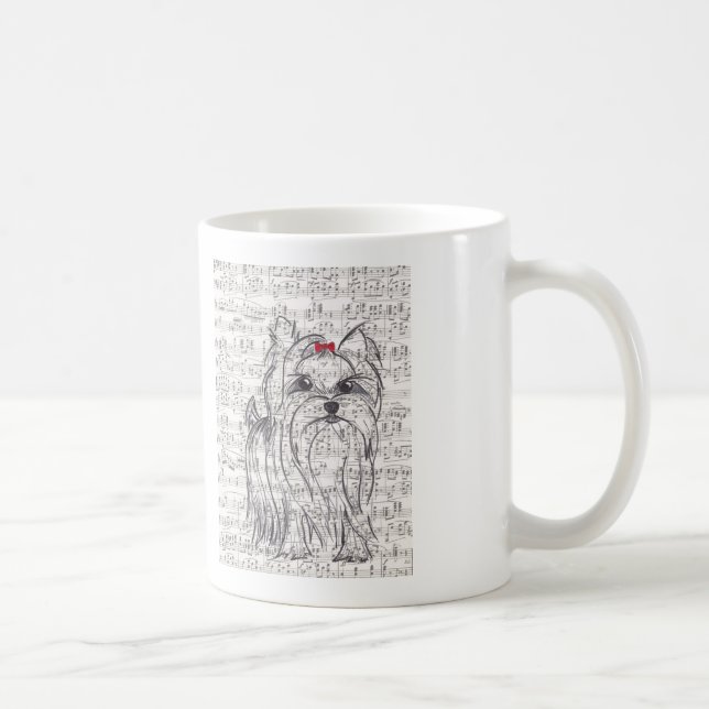 Yorkie Yorkshire Terrier Coffee Mug (Right)