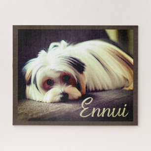 Yorkie, Yorkshire Terrier, Experiencing Ennui   Jigsaw Puzzle