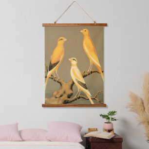 Yorkshire  canaries hanging tapestry