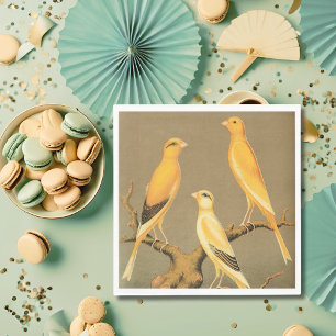 YORKSHIRE CANARIES NAPKIN