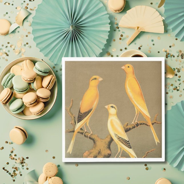 YORKSHIRE CANARIES NAPKIN (Creator Uploaded)