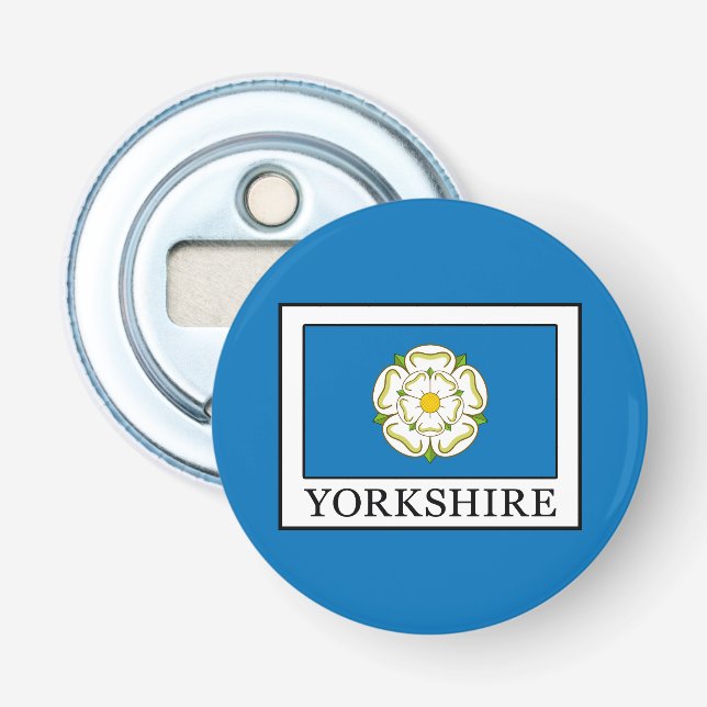 Yorkshire County England Bottle Opener (Front)