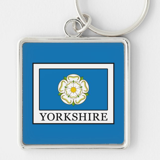 Yorkshire County England Keychain (Front)