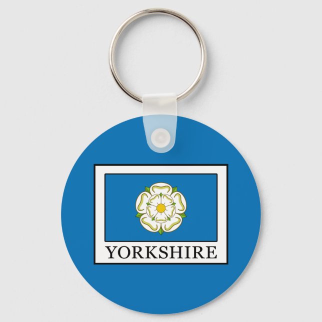 Yorkshire County England Keychain (Front)