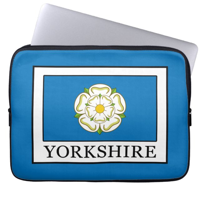 Yorkshire County England Laptop Sleeve (Front)