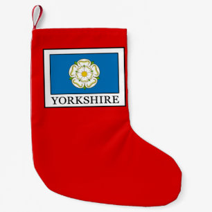 Yorkshire County England Small Christmas Stocking