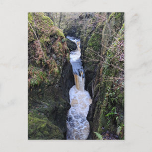 Yorkshire Dales, Baxengyhll Gorge Waterfall Postcard
