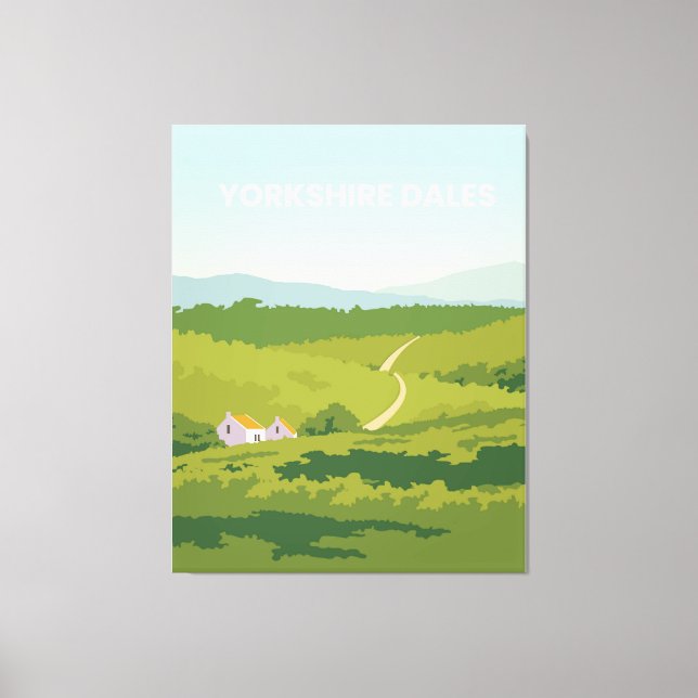 Yorkshire dales canvas print (Front)