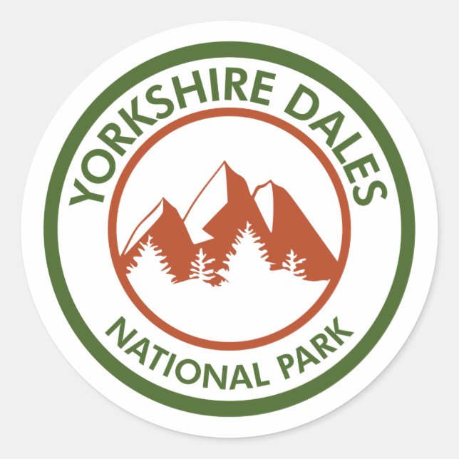Yorkshire Dales National Park Classic Round Sticker (Front)