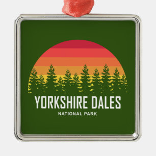 Yorkshire Dales National Park Metal Ornament
