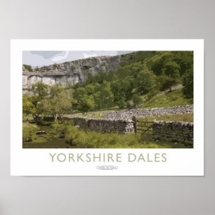 Yorkshire dales Railway Poster