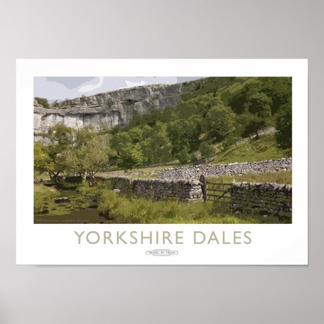 Yorkshire dales Railway Poster (Front)