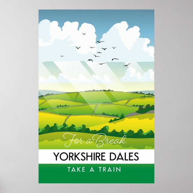 Yorkshire Dales travel poster. Poster (Front)