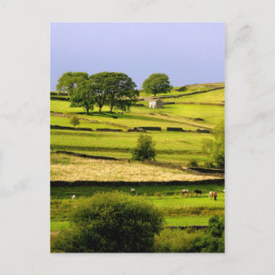 Yorkshire landscape postcard