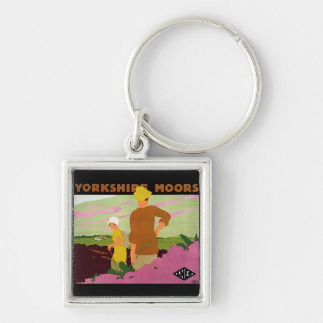 Yorkshire Moors Keychain (Front)