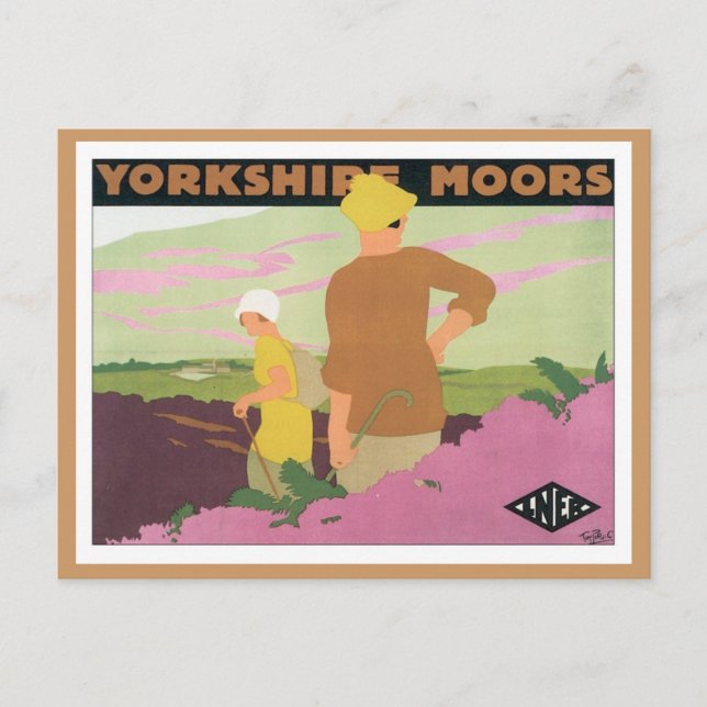 Yorkshire Moors Postcard (Front)