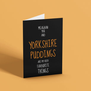 Yorkshire Puddings Birthday Card