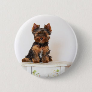 Yorkshire Terrier 2 Inch Round Button
