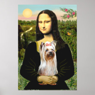 Yorkshire Terrier 2 - Mona Lisa Poster