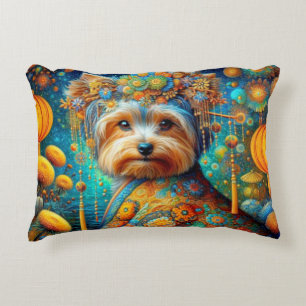 YORKSHIRE TERRIER-8 ACCENT PILLOW