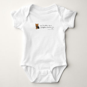 yorkshire terrier baby bodysuit