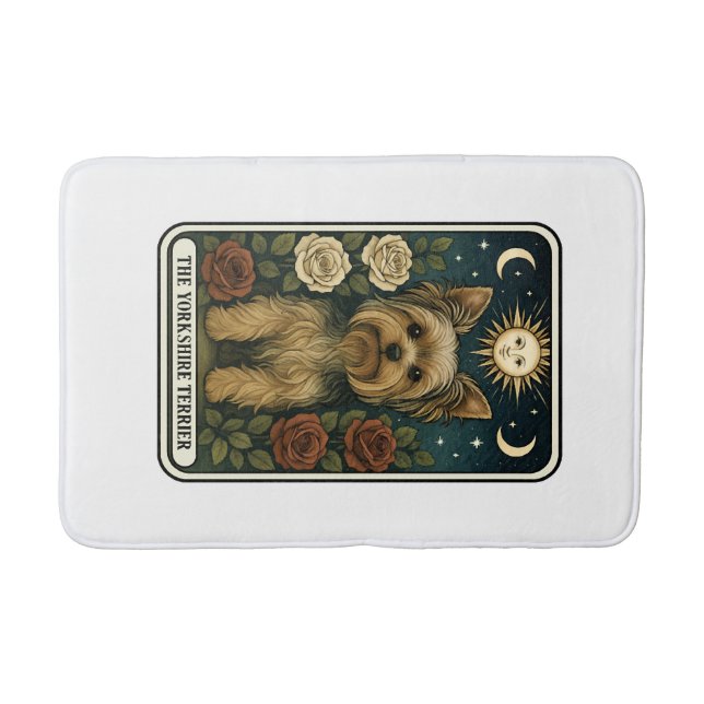 Yorkshire Terrier Bath Mat (Front)