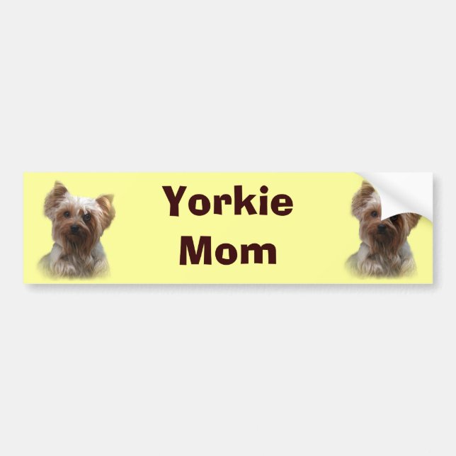 Yorkshire Terrier Bumper Sticker (Front)