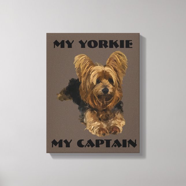 Yorkshire Terrier Canvas Art (Front)