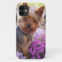 Yorkshire Terrier Carved Wood iPhone Case
